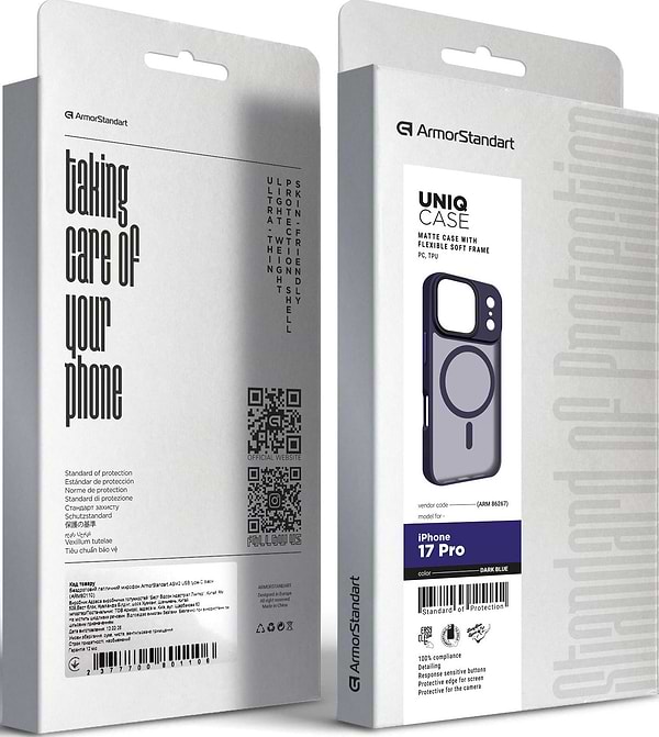 Фото - Чехол для смартфона Armorstandart Uniq MagCase for Apple iPhone 17 Pro Dark Blue (ARM86267)