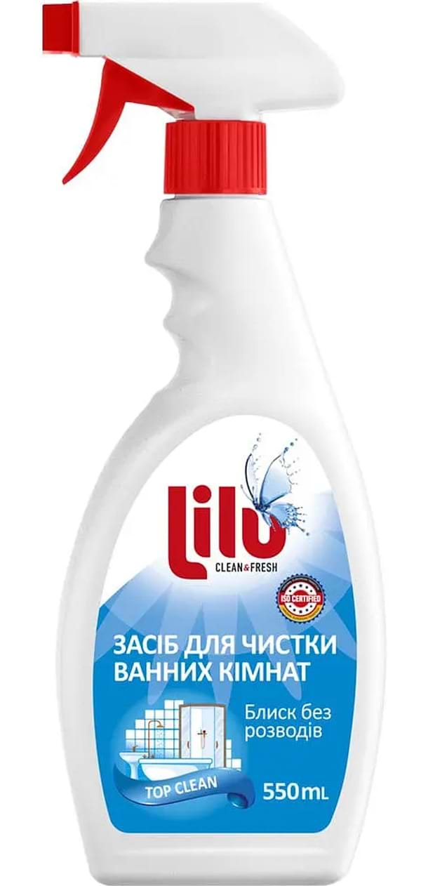 Фото - Средство для мытья в ванной комнате LILU Top Clean, 550 мл