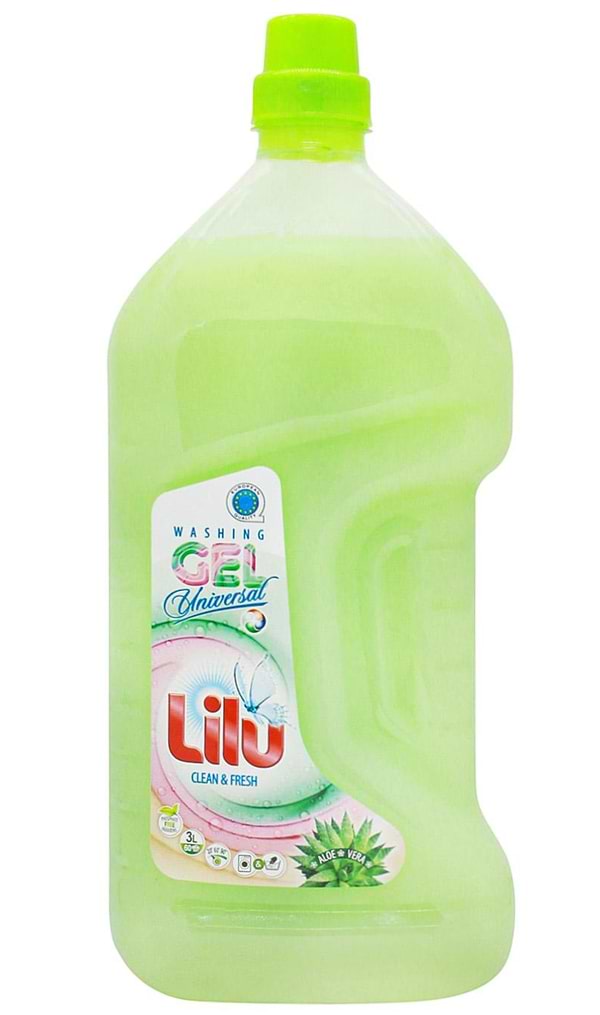 Фото - Гель для стирки LILU Алоэ Вера, 3 л Фото - Гель для стирки LILU Алоэ Вера, 3 л