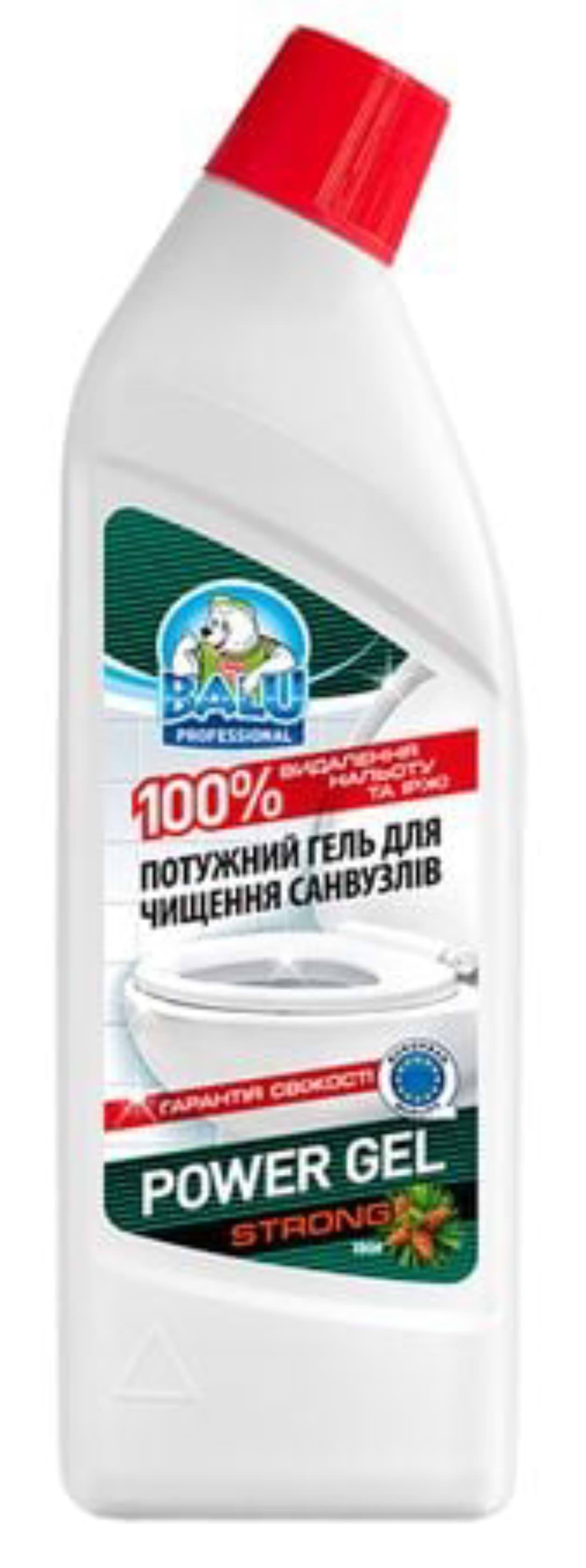 Засіб для чищення унітазу BALU Хвоя, 1000 мл - Фото 1