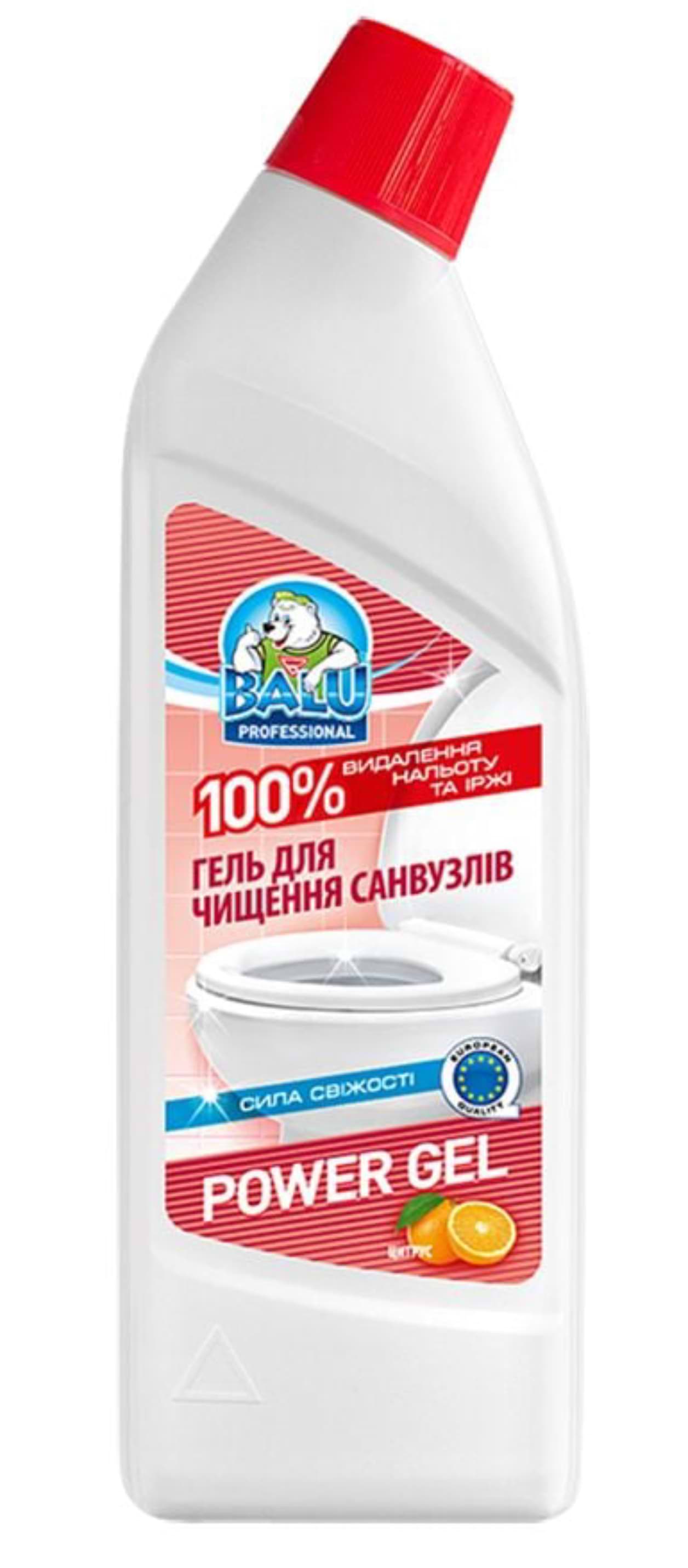 Засіб для чищення унітазу BALU Цитрус, 1000 мл