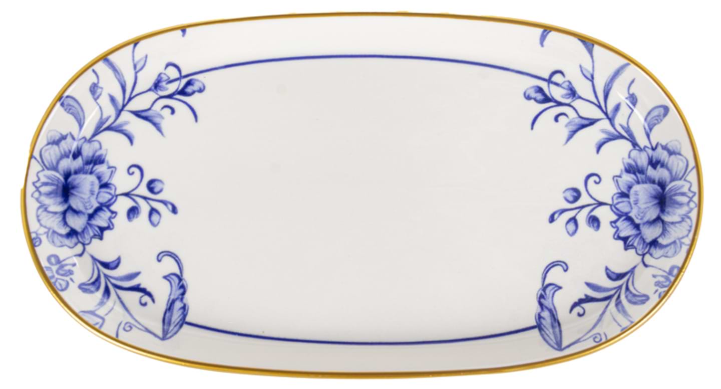 Блюдо Lefard Blue Rose 32х17 cм (769-083)