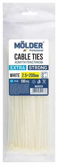 Набор хомутов Molder 2,5x200 (MA26220)