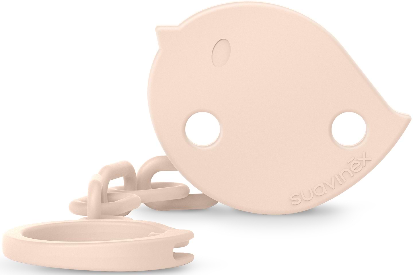 Держатель пустышек Suavinex Birdies светло-розовая (309128)