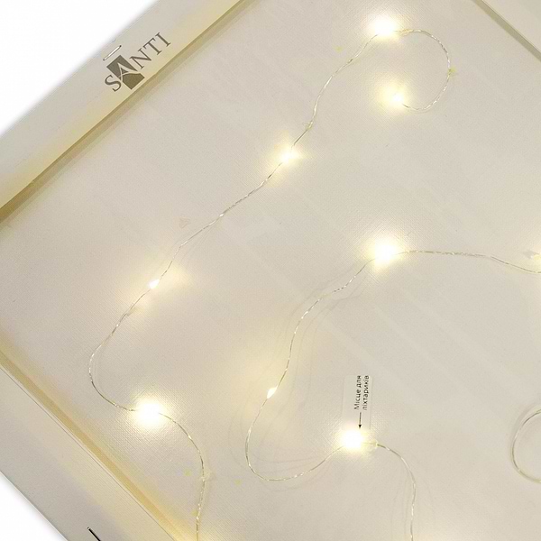 Фото - Картина по номерам Santi Цветы на балконе 40х50 см LED подсветка (956656).