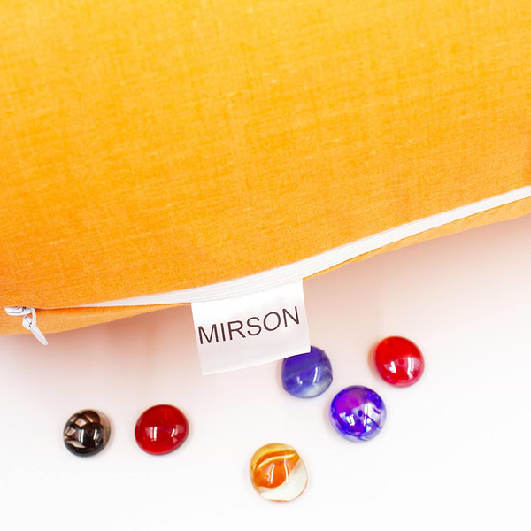 Фото - Подушка валик MirSon №8386 Naturale Line 16-1364 Palermo Tencel 60х16 см (2200006253013)