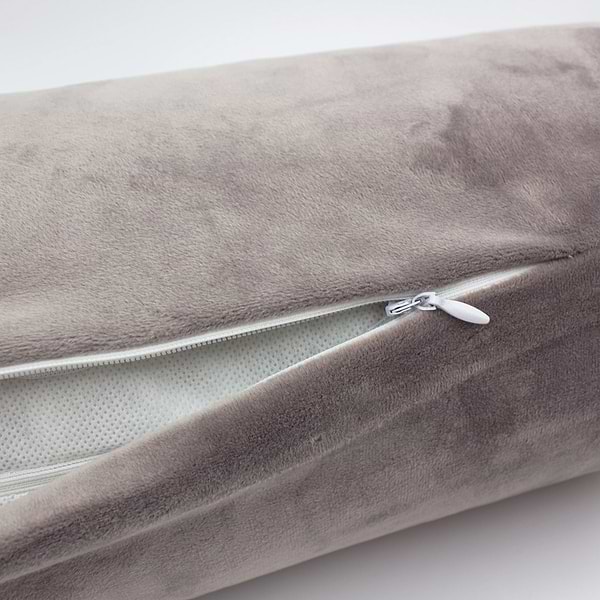 Фото - Подушка валик MirSon №8396 Velvet Line 28-0005 Ashen Tencel 60х20 см (2200006253631)