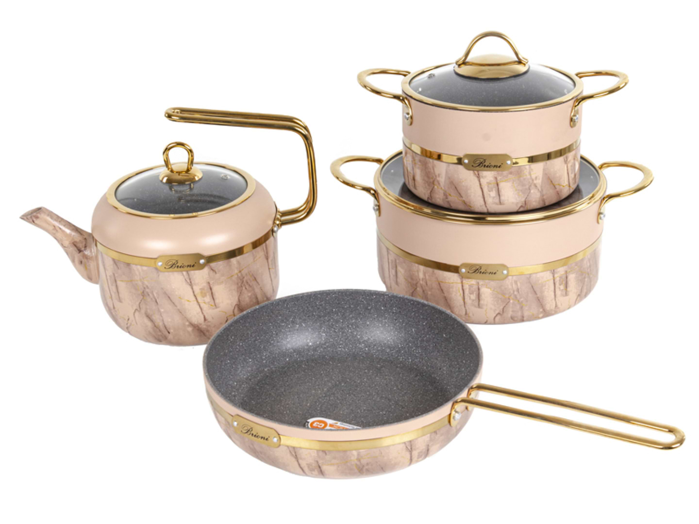 Набор посуды Brioni Selection Plus Biege 4 пр. (764-072)