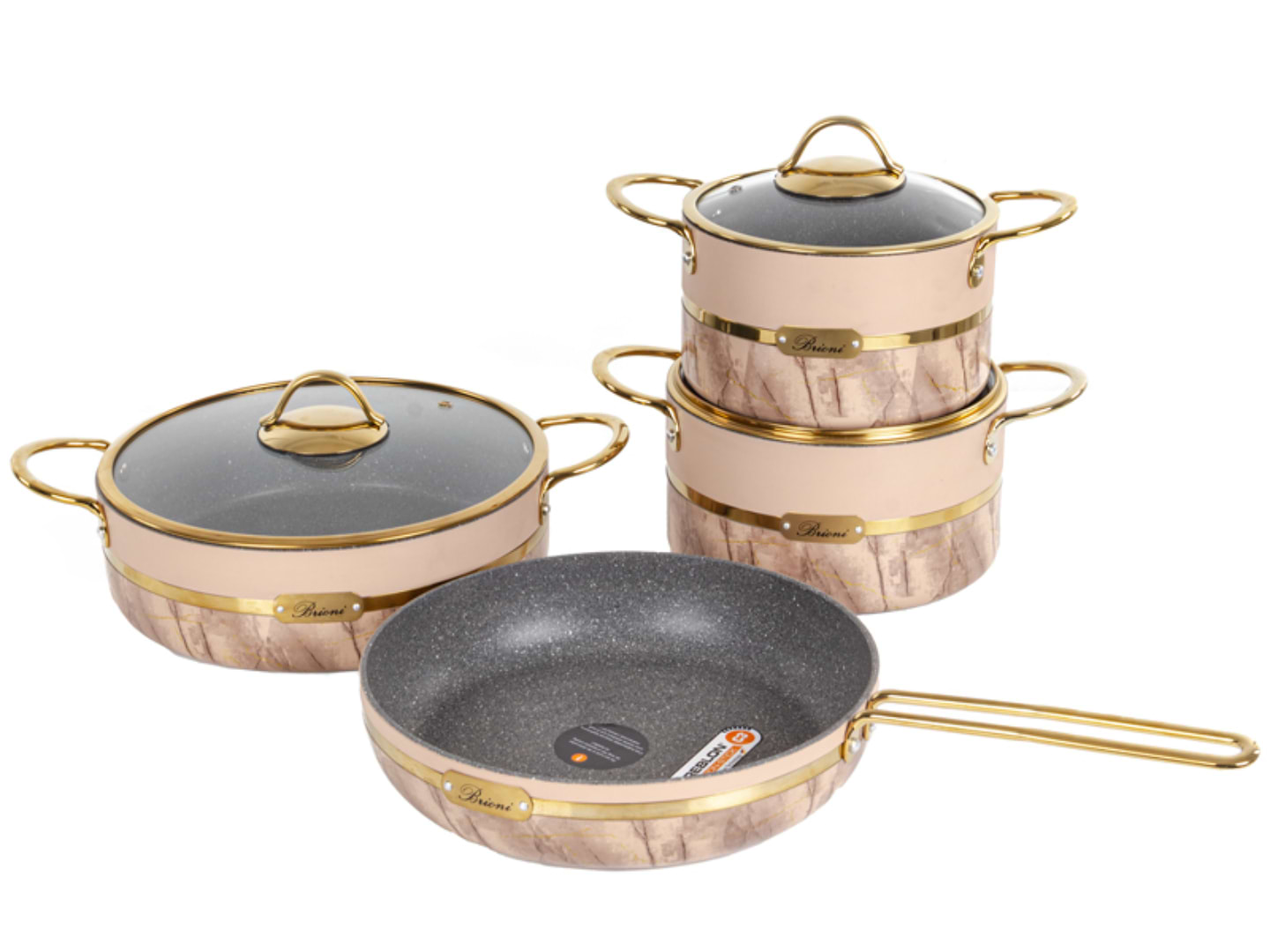 Набір посуду Brioni Selection Plus Biege 4 пр. (764-073)