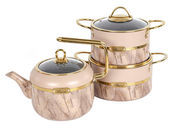 Фото - Набор посуды Brioni Selection Plus Biege 3 пр. (764-074)