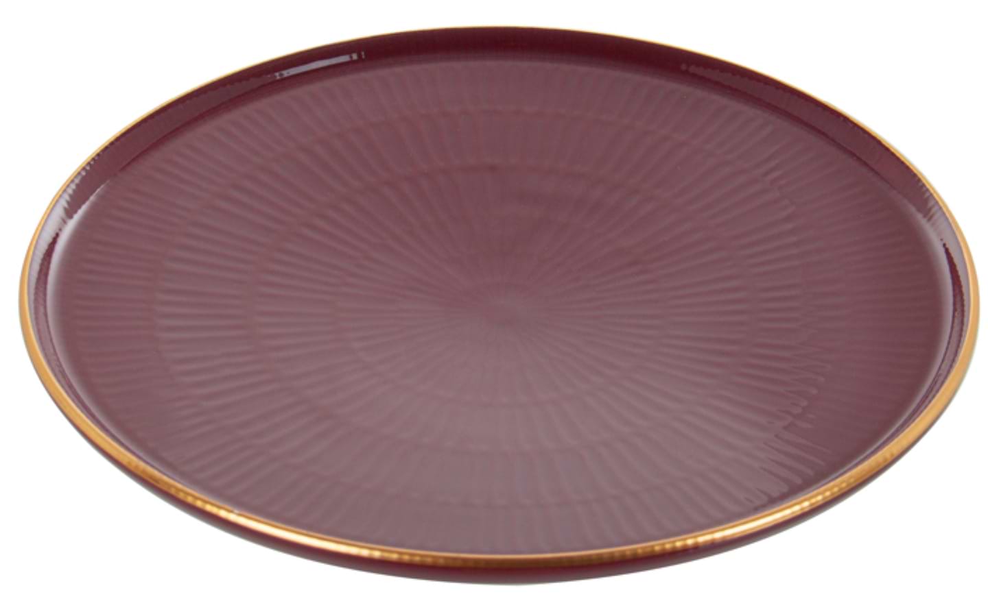 Тарелка десертная Alba ceramic Bordeaux 20.5 см (769-054)
