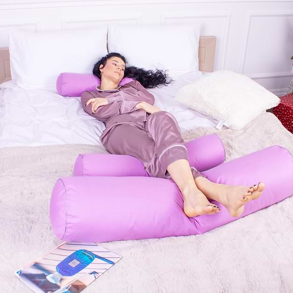 Фото - Подушка валик MirSon №8512 Naturale Line 16-3310 Bernarda 50% Memory 15x50 см (2200006340218)