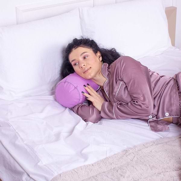 Фото - Подушка валик MirSon №8512 Naturale Line 16-3310 Bernarda 50% Memory 15x50 см (2200006340218)