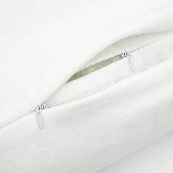 Фото - Подушка валик MirSon №8527 Eco Line White 100% Memory 100х20 см (2200006342977)