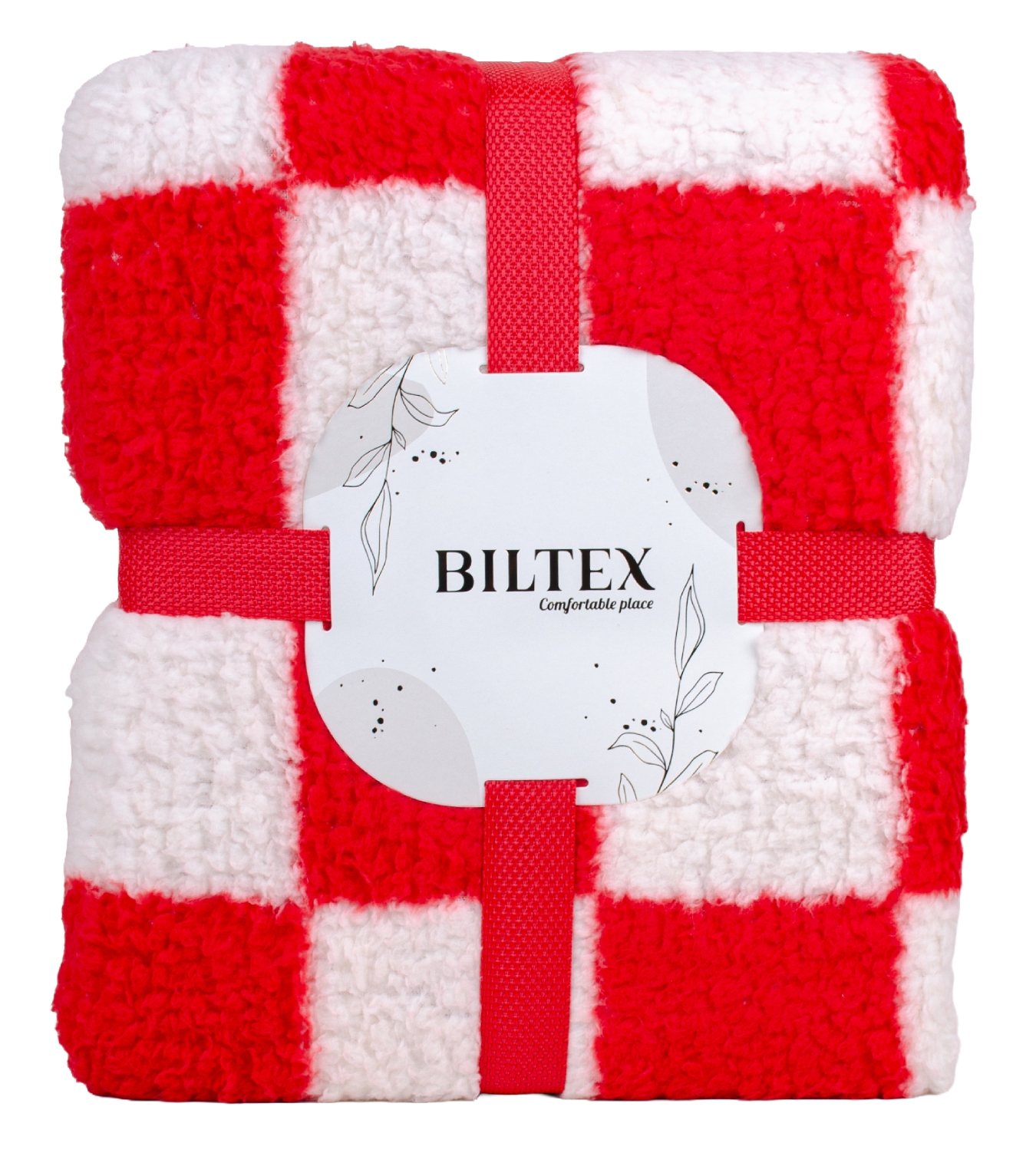 Купити Плед двоспальний Biltex шерпа Derby red 180х200 (2000998979072) - Фото 1 Плед двоспальний Biltex шерпа Derby red 180х200 (2000998979072) - Фото 1