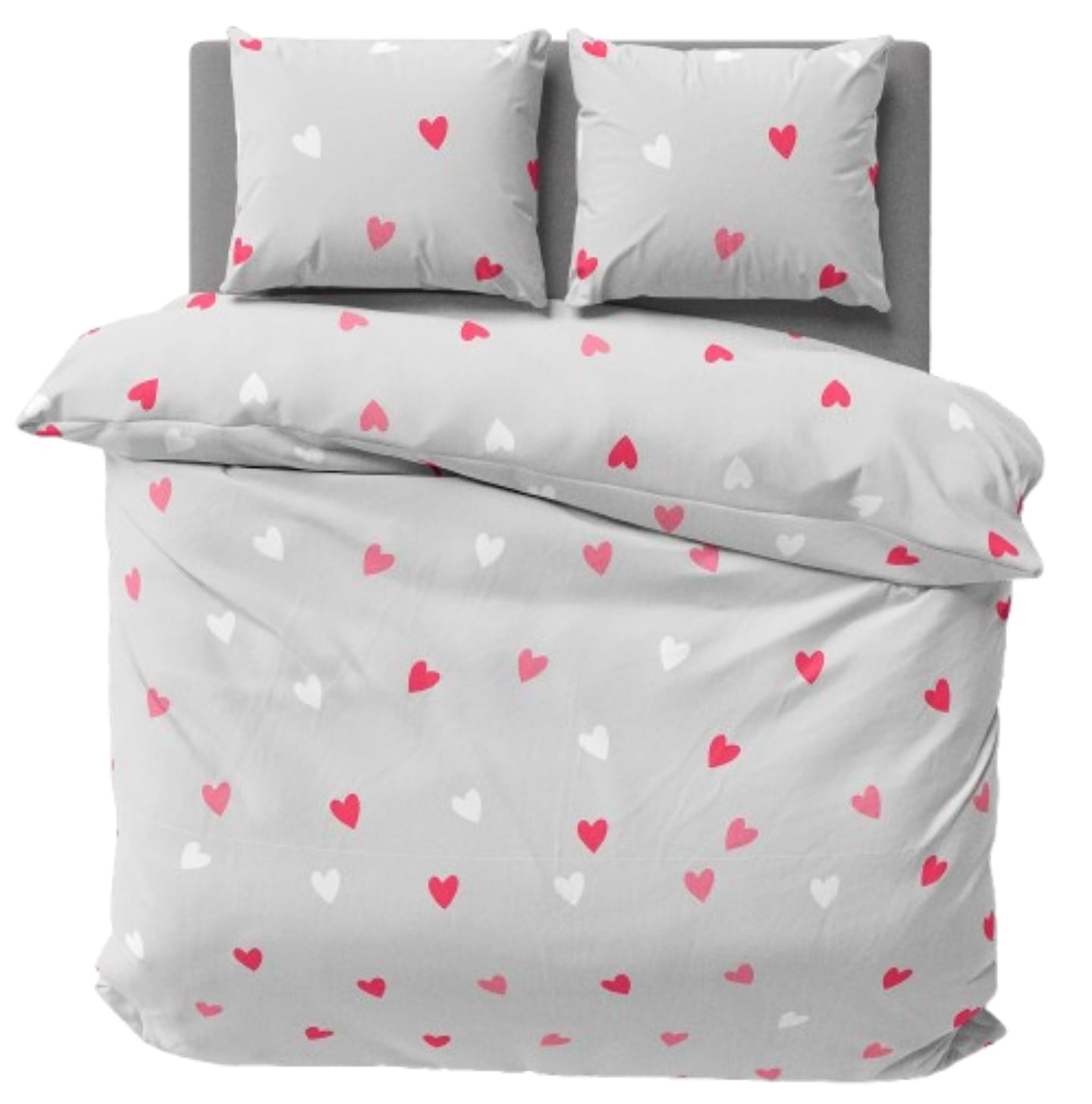 Комплект постільної білизни DAISY фланель Cozy Hearts 200х215 (2000998979140) - Фото 1