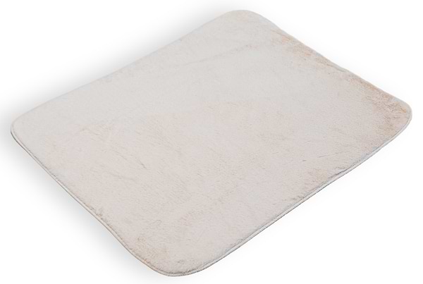 Фото - Килимок для підлоги з еко-хутра DarianA Moonbeam 50x60 айворі (1000010342)