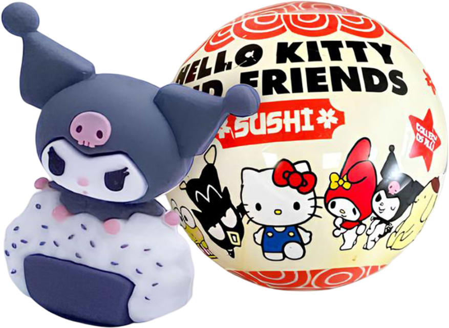 Ігрова фігурка-сюрприз Cool Things Hello Kitty - СУШІ-ПАТІ (в дисп., в асортименті) (HK027)