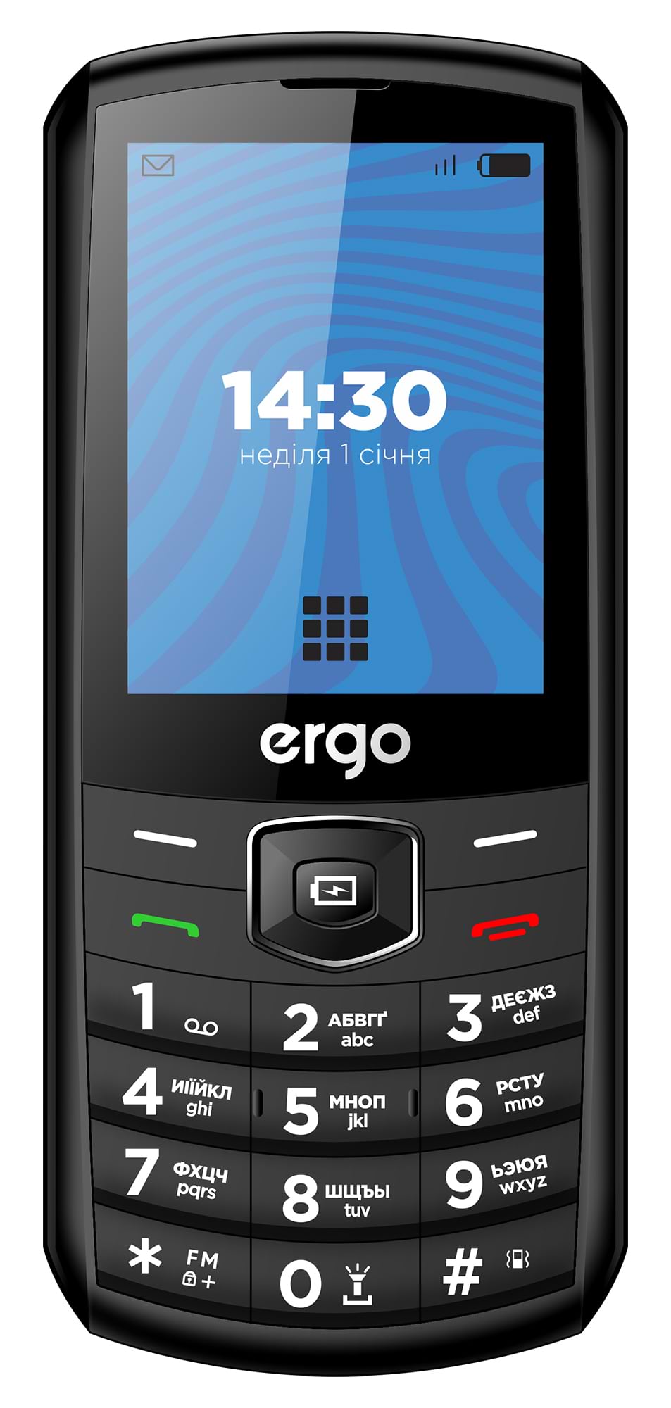 Мобильный телефон Ergo E285 Dual Sim Black