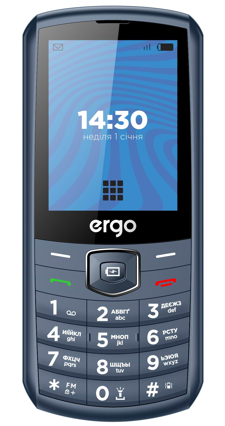 Мобильный телефон Ergo E285 Dual Sim Blue