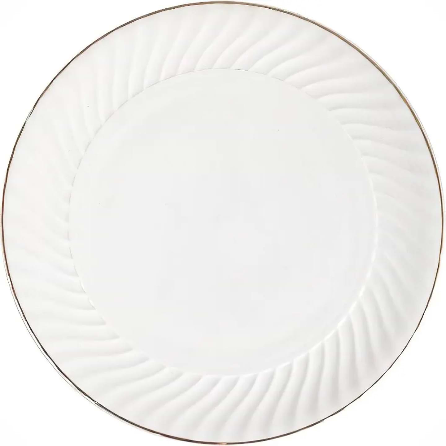 Тарілка обідня Lefard 21 см Меренга із золотом (949-009-3)