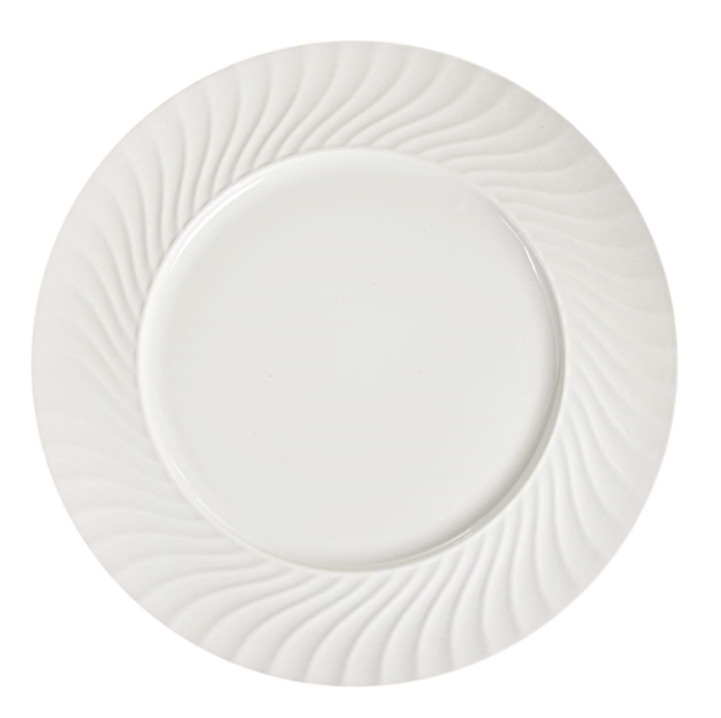 Тарелка обеденная Lefard 26 см Меренга без золота (949-010-1)