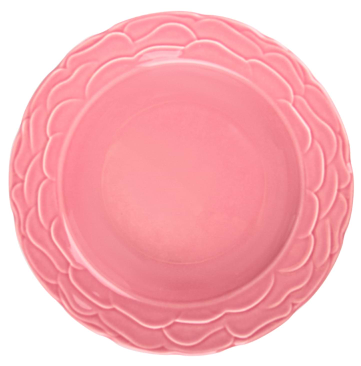 Тарелка суповая Kutahya Porselen Атена 22 см темно-розовая (942-022)