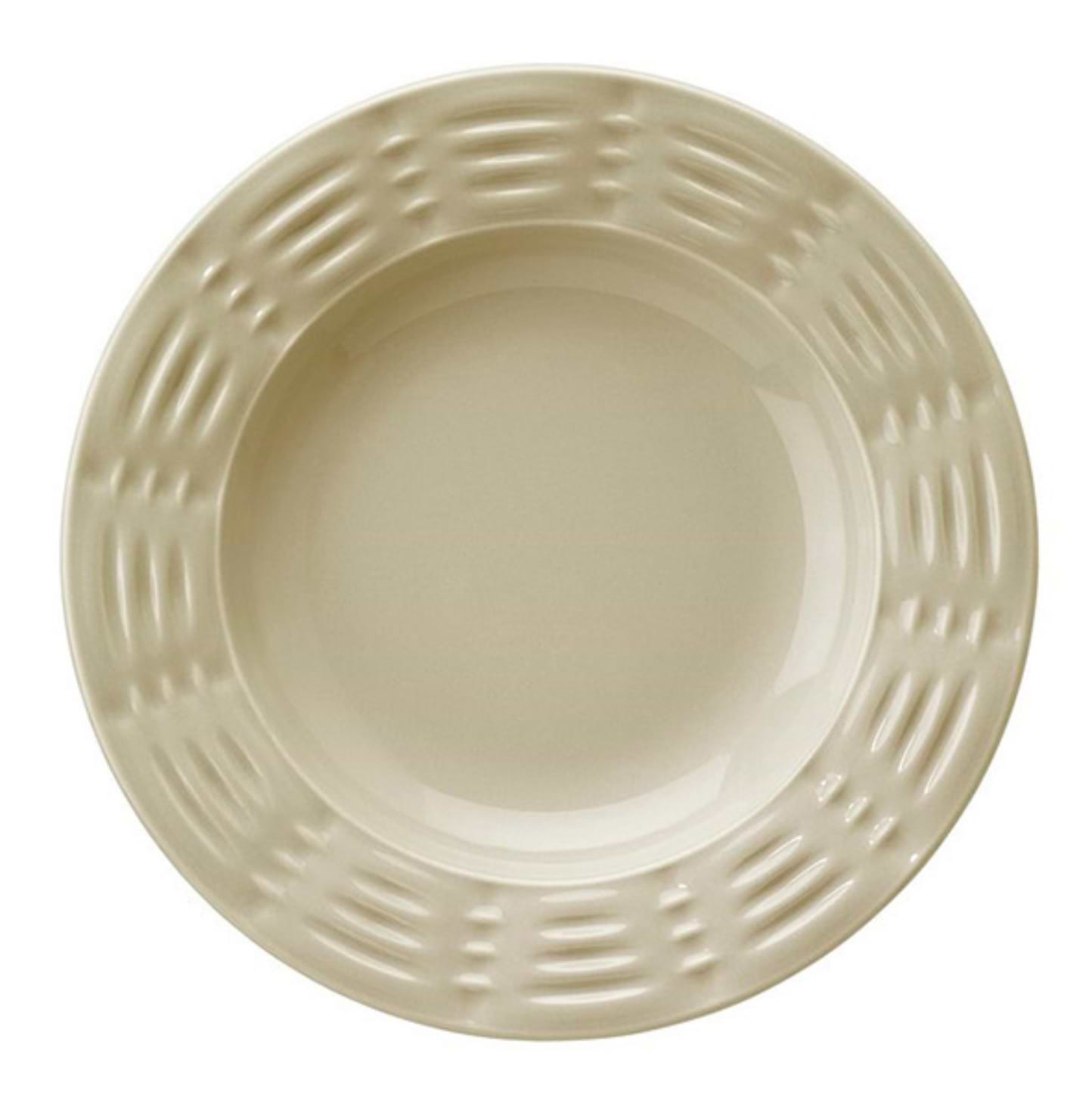 Тарелка суповая Kutahya Porselen Руби 22 см оливковая (942-031)