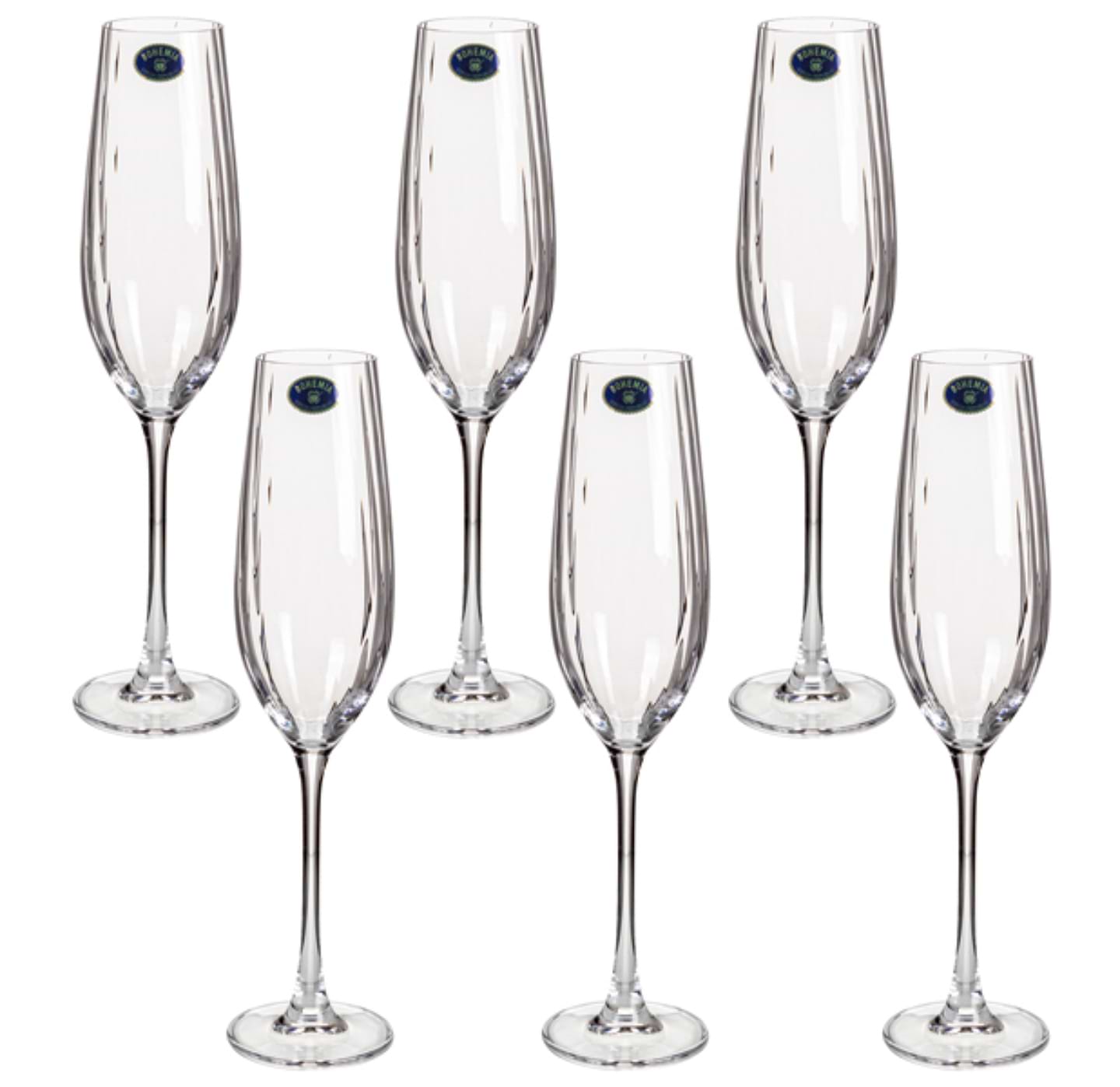 Набор бокалов Bohemia Columba optic 260 мл 6 шт. (024-412)