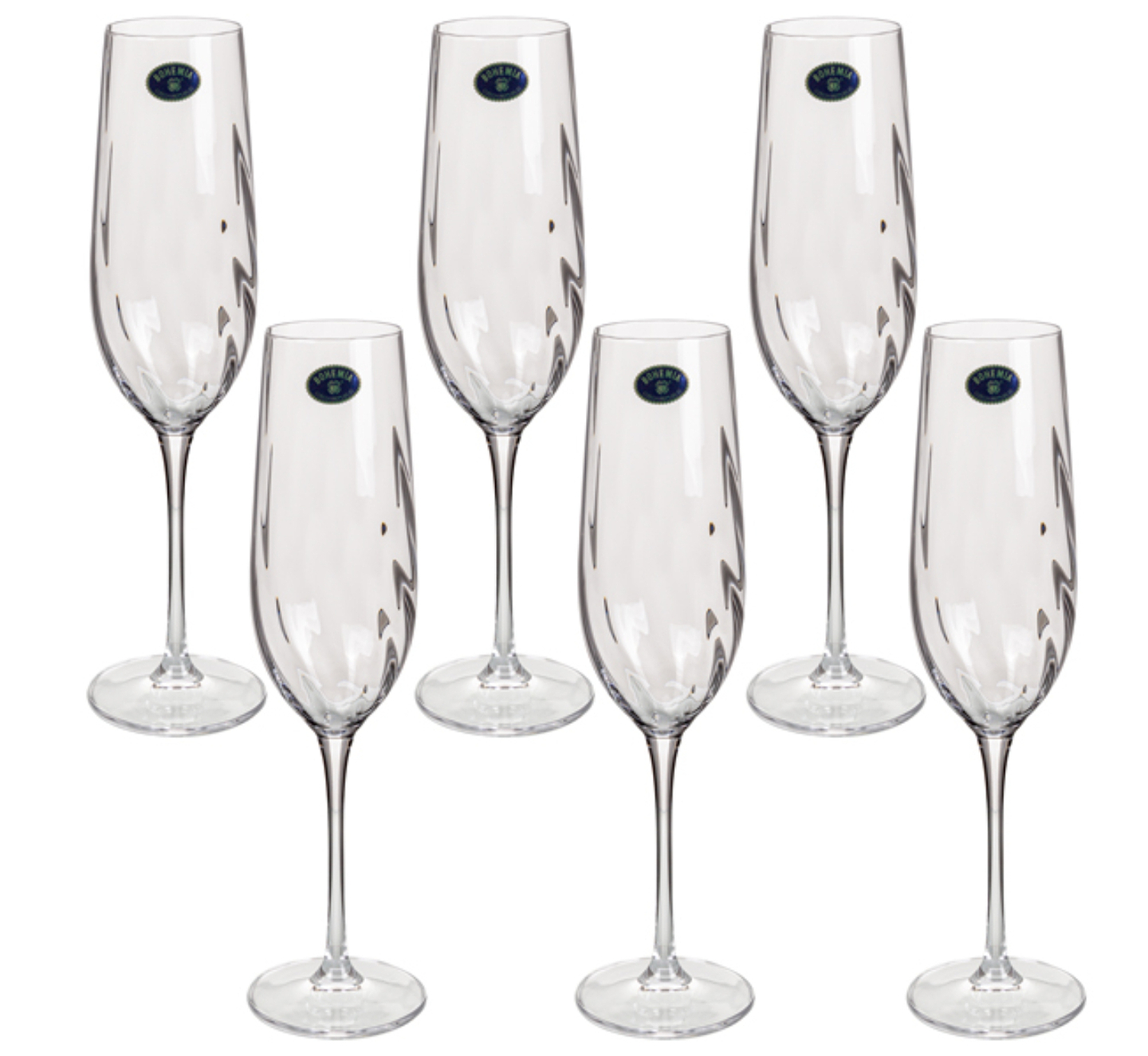 Набор бокалов Bohemia Uria Optic 270 мл 6 шт. (024-417)