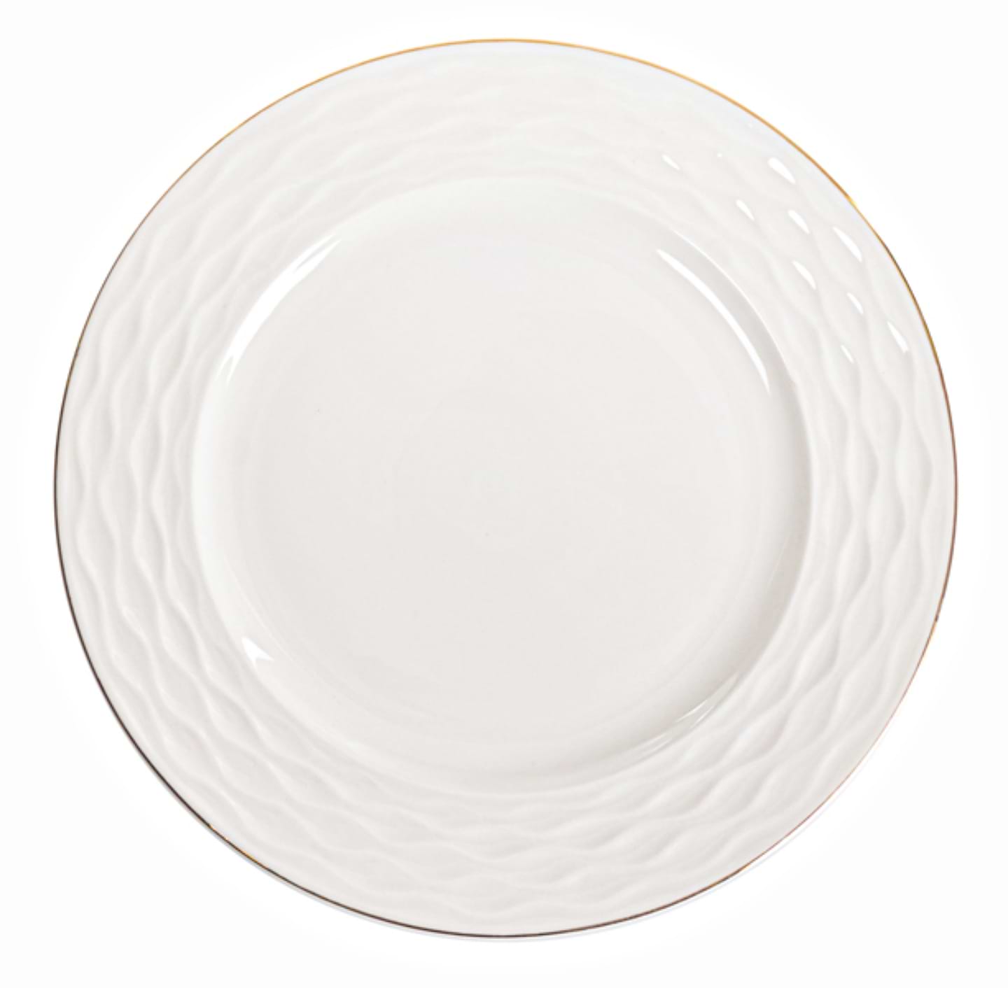 Тарілка обідня Lefard 27 см Золота хвиля (359-478-5)