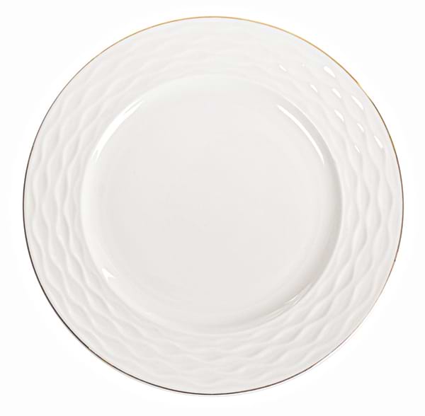 Фото - Тарілка обідня Lefard 27 см Золота хвиля (359-478-5)