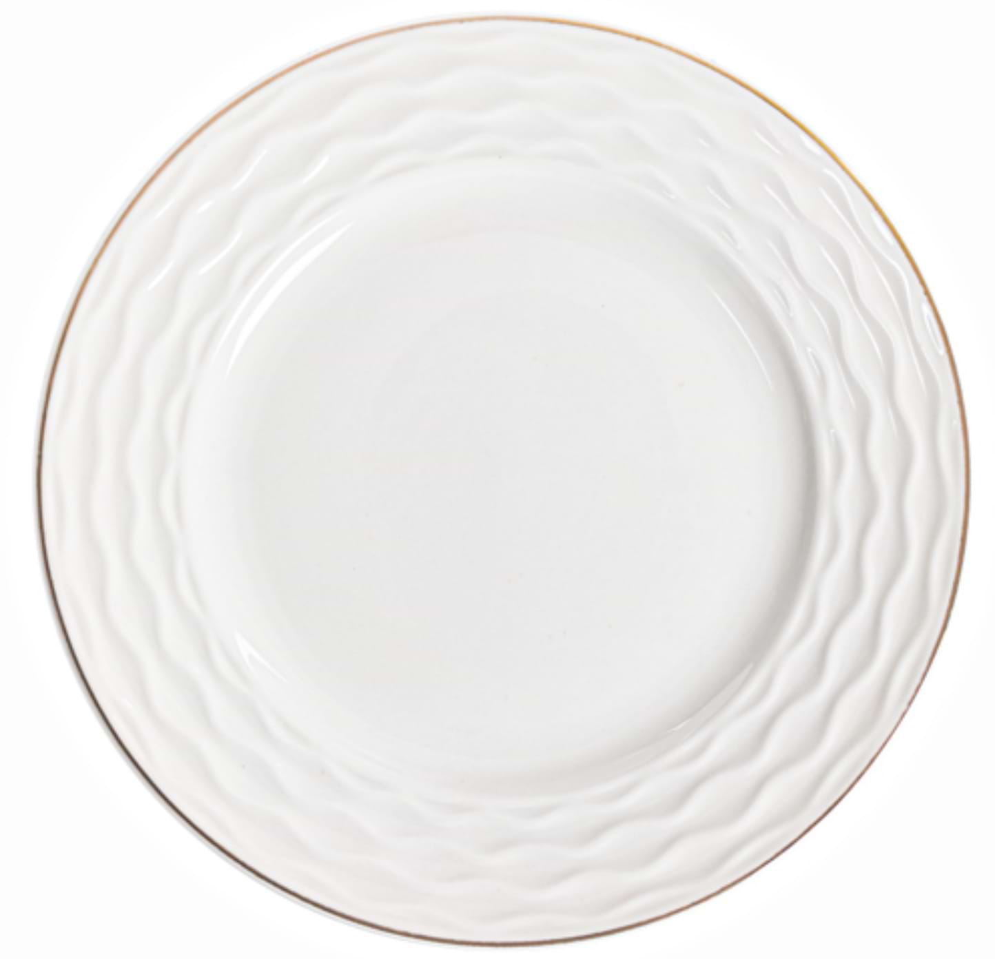 Тарелка десертная Lefard 19 см Золотая волна (359-478-7)