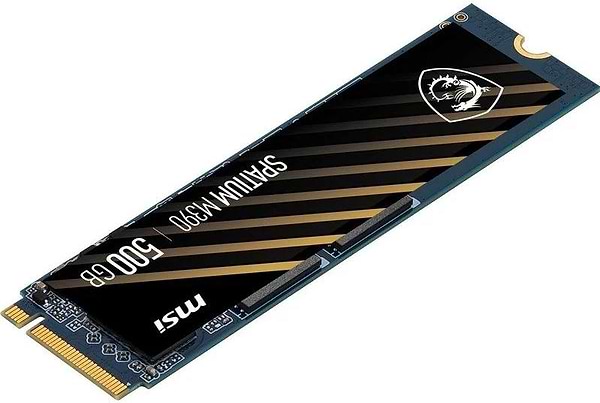 Фото - SSD-накопитель внутренний MSI Spatium M390 500GB NVMe M.2 2280 PCIe 3.0 x4 3D NAND (S78-440K070-P83)