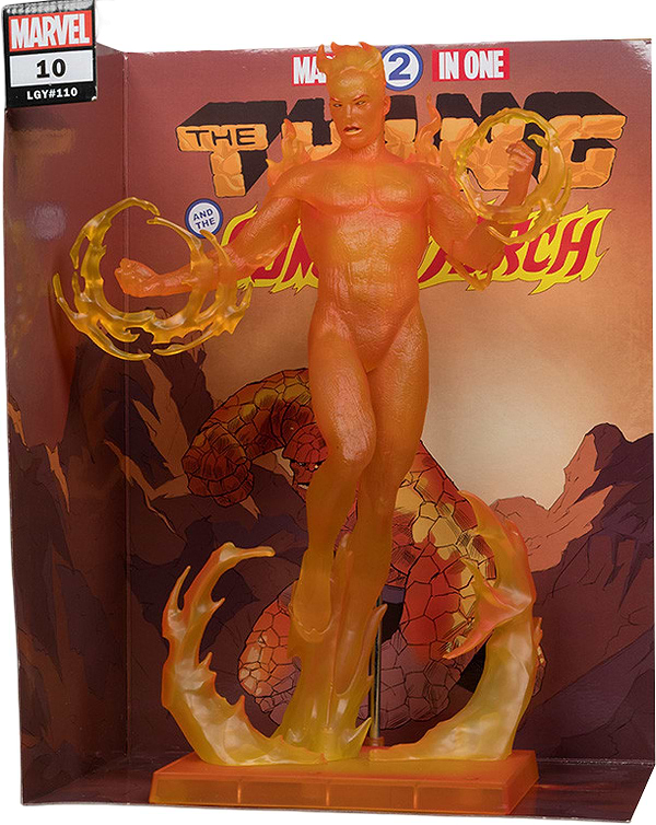 Фото - Колекційна фігурка McFarlane Toys MARVEL Human Torch - Collectible with Scene #10 30.5 см (14843)