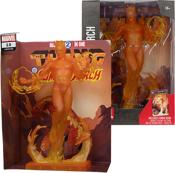 Фото - Колекційна фігурка McFarlane Toys MARVEL Human Torch - Collectible with Scene #10 30.5 см (14843)