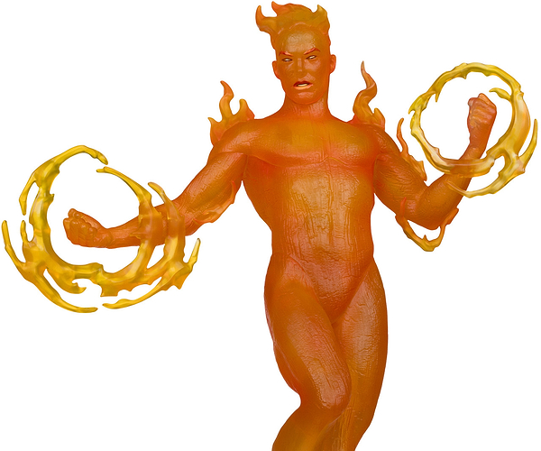 Фото - Колекційна фігурка McFarlane Toys MARVEL Human Torch - Collectible with Scene #10 30.5 см (14843)