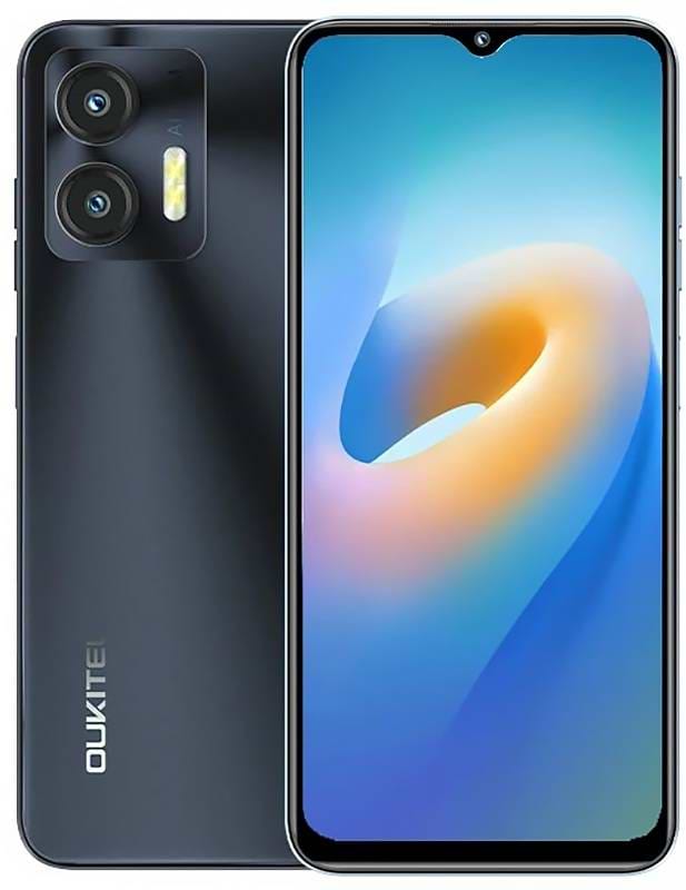 Смартфон OUKITEL C36 4/128Gb Black - Фото 1