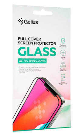 Фото - Захисне скло для смартфону Gelius Full Cover Ultra-Thin 0.25mm for Xiaomi Redmi Note 14 Pro Plus 5G (Загнуті краї) Black (99822)