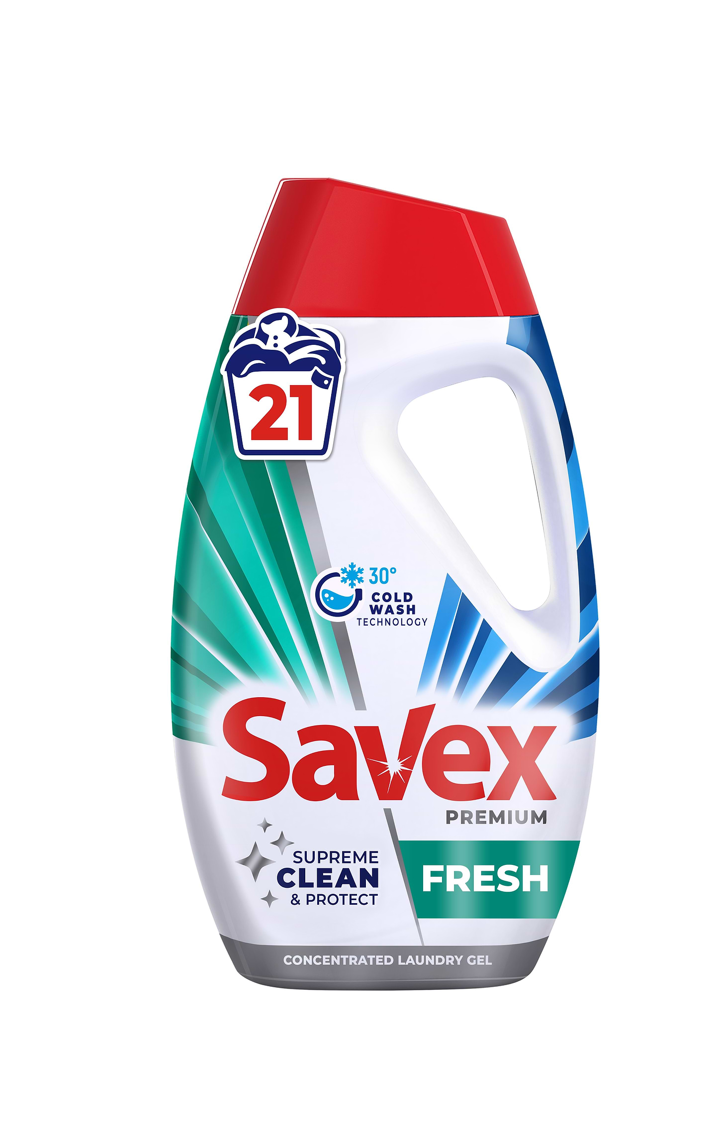 Гель для прання SAVEX Premium Fresh 0.945 л (3800024047824) - Фото 1