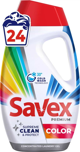 Гель для прання SAVEX Premium Color 960 мл (3800024050039)