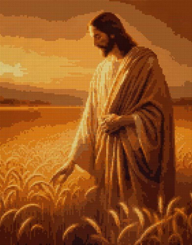 Алмазная живопись Santi Жатва веры 40x50 см на подрамнике (956061)