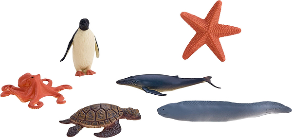 Фото - Фигурки животных набор Mojo Морские обитатели (380083)