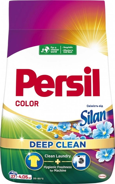 Пральний порошок Persil авт. Колор Свіжість від Сілан 4,05 кг, 27 циклів - Фото 1