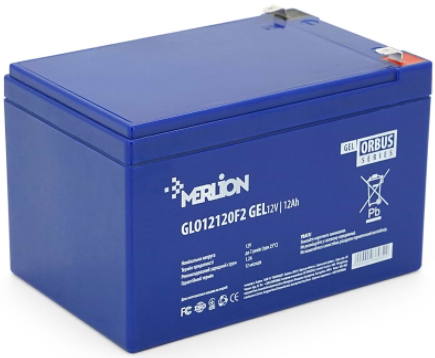 Аккумулятор для ИБП Merlion Orbus 12V 12Ah (GLO12120F2 GEL)