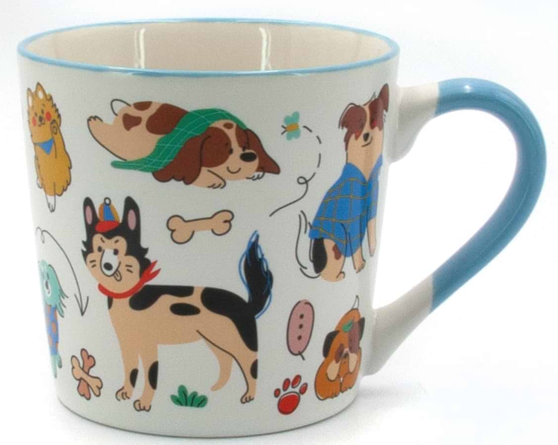 Чашка Milika Feawyn Dogs Blue 390 мл (M0520-B357-G3430A)