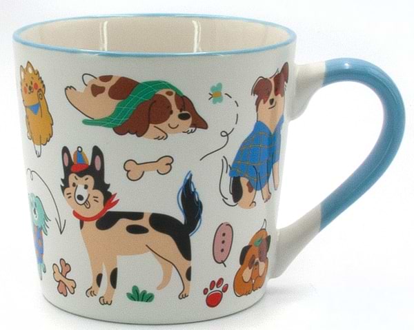 Фото - Чашка Milika Feawyn Dogs Blue 390 мл (M0520-B357-G3430A)