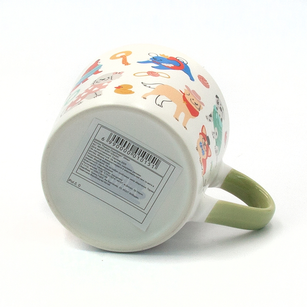 Фото - Чашка Milika Feawyn Dogs Green 390 мл (M0520-B357-G3430C)