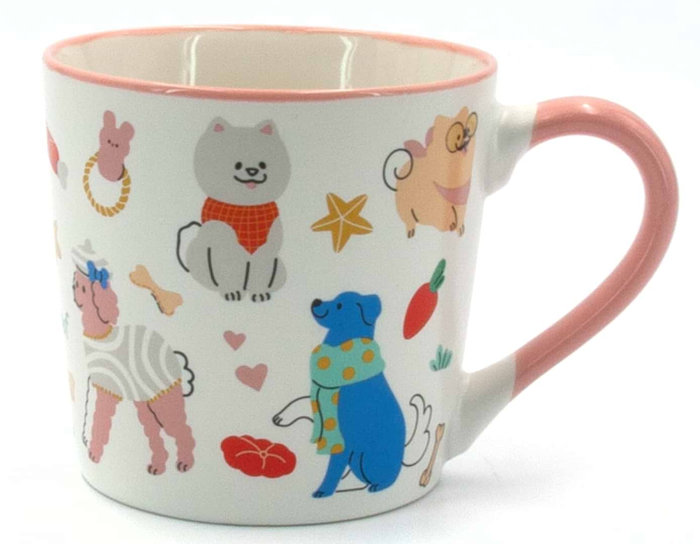 Чашка Milika Feawyn Dogs Pink 390 мл (M0520-B357-G3430B)