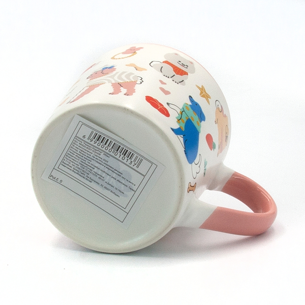 Фото - Чашка Milika Feawyn Dogs Pink 390 мл (M0520-B357-G3430B)